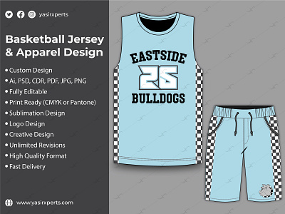 Basketball Jersey & Apparel Design art baskitball branding design graphic design illustration illustrator logo social social media posts social media ui uniform uniform design usa vector