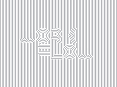 Workflow flow ligature logo podio stripe