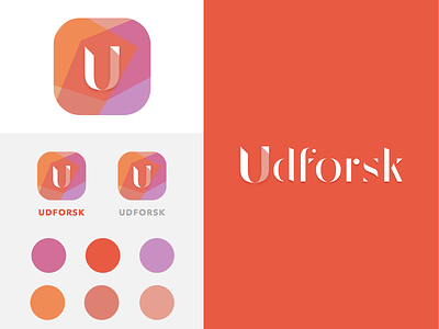 Udforsk app brand guidelines icon logo