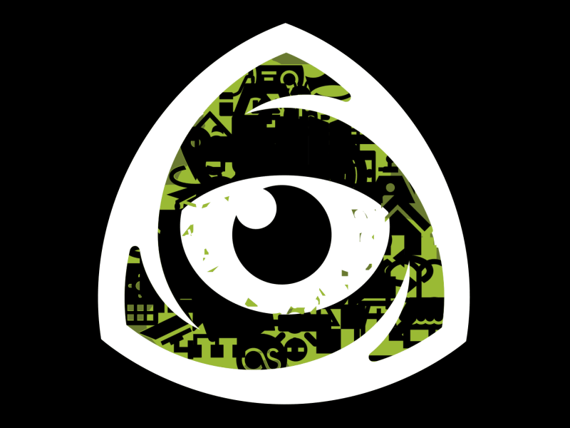 Iconfinder Logo Animation (3) 2d after effects eye icon iconfinder motion design