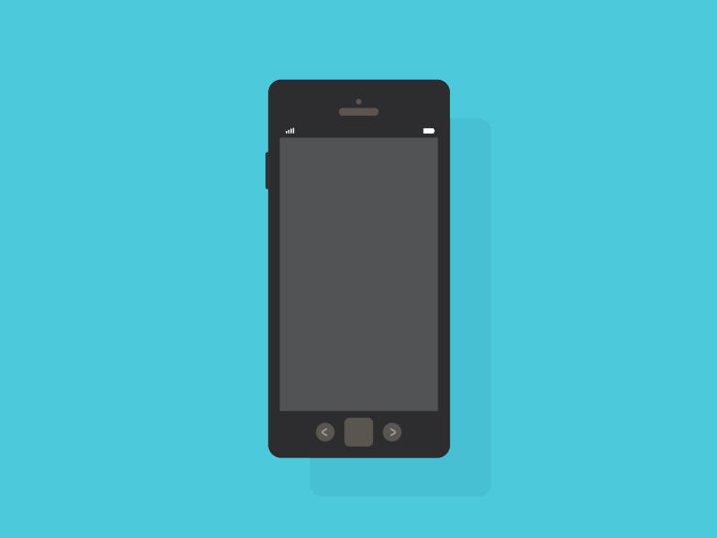 iPhone - WIP {gif} 2d after effects animation apple device flat iphone motion motion design wip