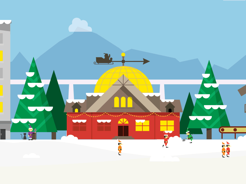 Fishing Santa by Chaichology on Dribbble