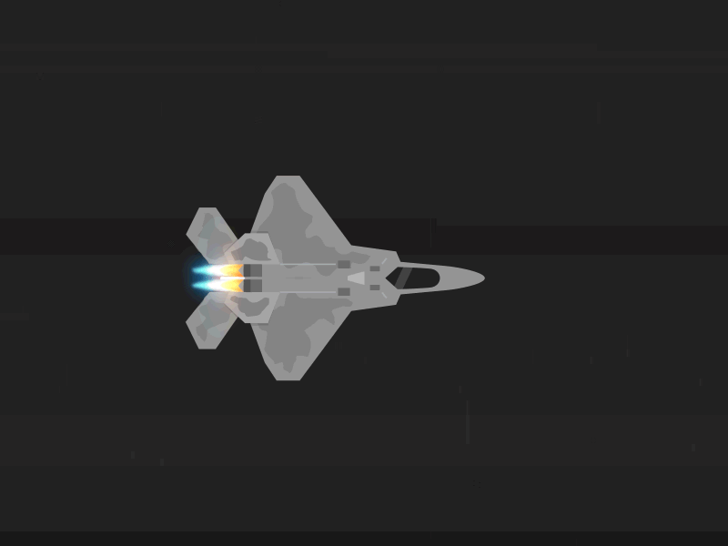 CrowdStrike | F22 Raptor {gif} 2d after effects animation crowdstrike f22 military motion raptor