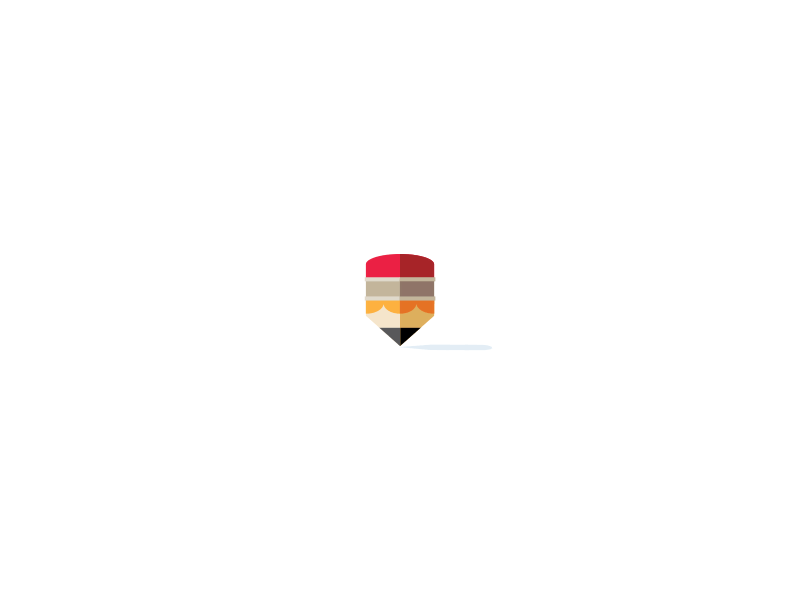 Draw Pin - Rebound 2d after effects animated pencil pin