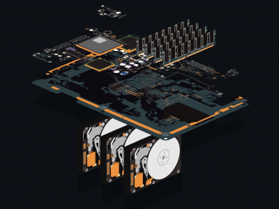 Motherboard WIP 2 2d after effects animation illustrator motion graphics vector