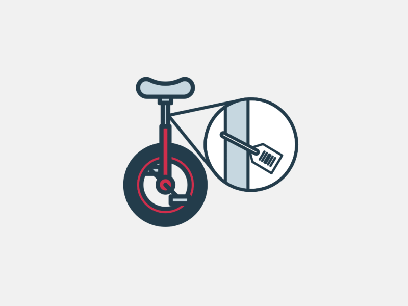 Omni - ID Tags 2d after effects animation app flat illustrator omni overnight shipping unicycle