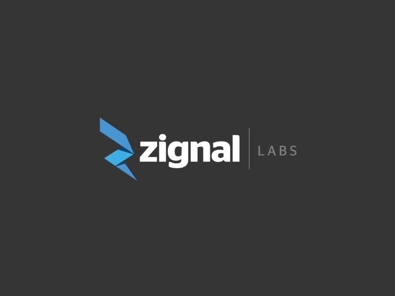 Zignal - Logo Animation 2d after effects animation illustrator lightning logo zignal labs