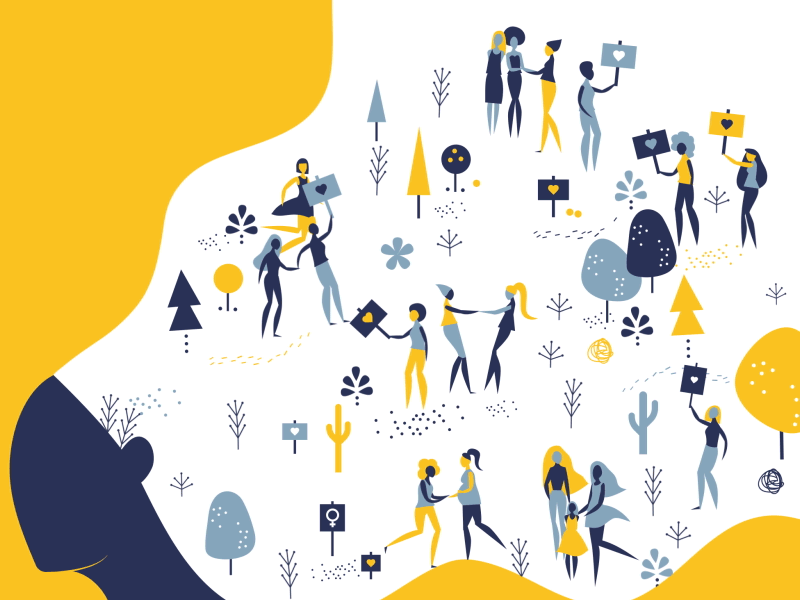 International Women's Day - GIF by Seth Eckert for Upperquad on Dribbble