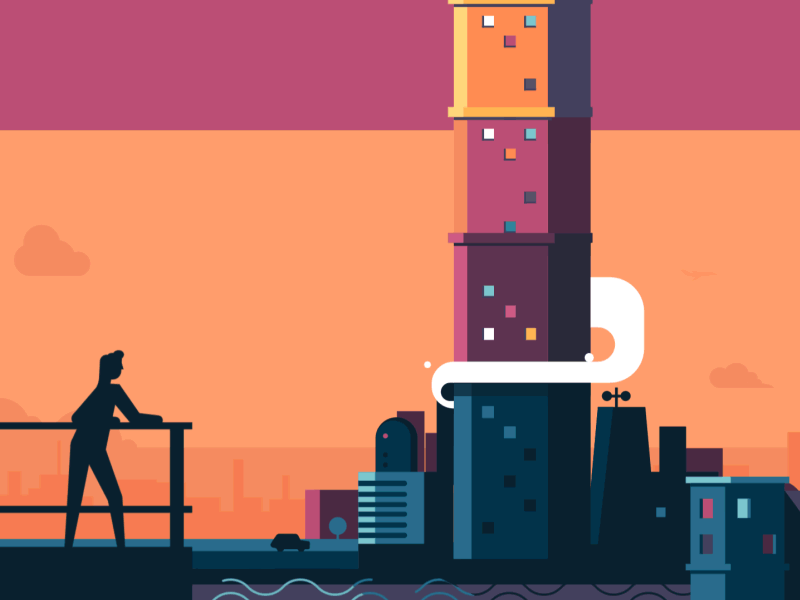 Overlooking the City microsoft data cloud thinking differently city