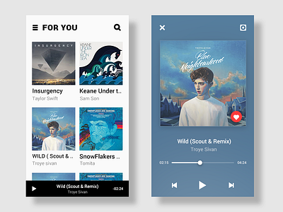 Music idea music ui