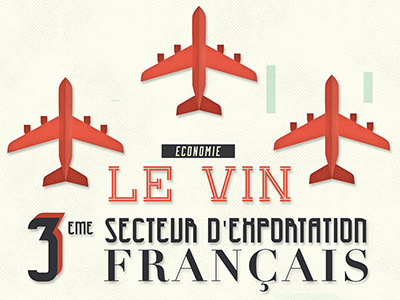 Wine data export data economic export fly france french plane wine