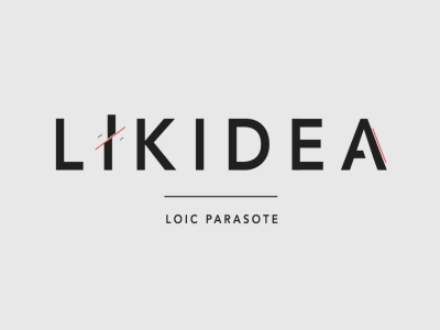 Likidea Reel animation color design flat red reel typo typography