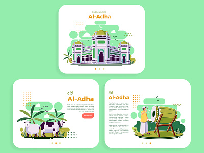 eid al-adha flat illustration graphic design illustration