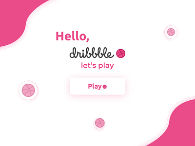 Hello, Dribbble! firstshot hello dribble hellodribbble lets play