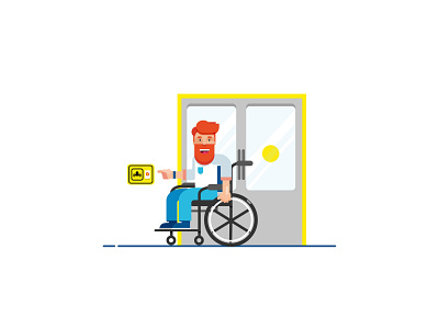 Persons with reduced mobility adobe illustrator design illustration vector