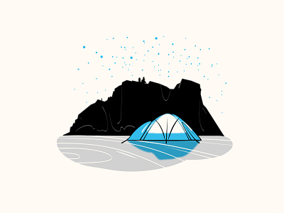 Camping adobe illustrator camping design illustration vector
