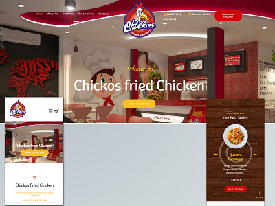 Web design www.chickosfriedchicken.com
