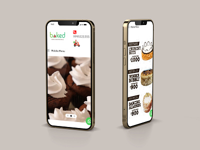 BAKED UI MOCKUP