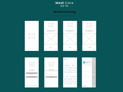 Medi Care App Wireframe