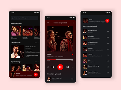 Coke Studio Redesign Concept design product design ui uiux