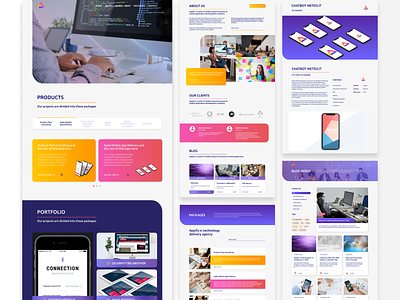 Appify Website design design redesign responsive design ui ux web web design website wireframes