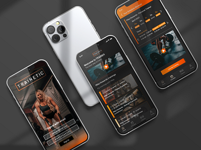 Trainetic Online Workout Mobile App