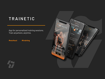 Trainetic Online Workout Mobile App app design application mobile mobile app mobile ui mobile ux online online training trainers training workout workout app