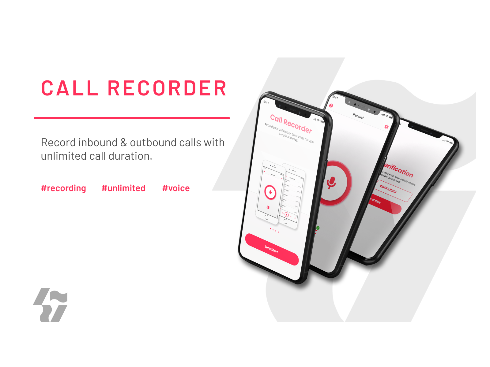 Call Recorder Mobile App by K7 Tech Agency on Dribbble