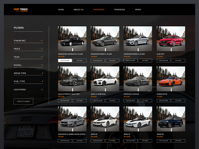Fast Track admin dashboard and e-commerce website admin dashboard automotive branding cars dashboard design e commerce retail ui web design website