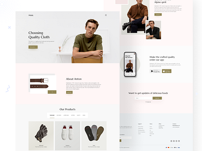 Clothing website Redesign Task 3d animation branding clothing website creative ui fashion website graphic design landing page logo minimal minimal ui motion graphics ui ui design uidesigns uxui website ui white space