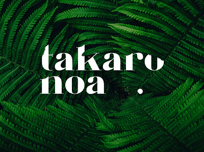 Huefner Design | takaro noa branding clean corporate identity design germany logo minimal typography