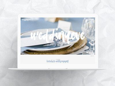 HuefnerDesign | WeddingEve branding clean corporate identity germany logo minimal mobile ui web webdesign wedding