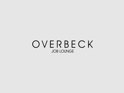 Huefner Design | Logo Overbeck Joblounge brand brand identity branding corporate identity germany logo logo design logodesign mark minimal typography