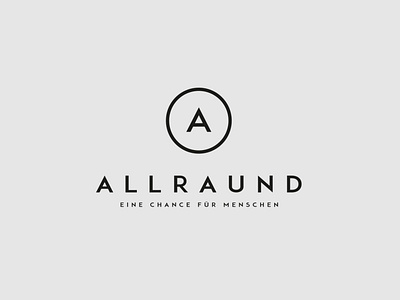 Huefner Design | Logo allrAUnd gGmbH