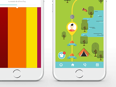 Mood App app colors ios8 iphone mood psychology