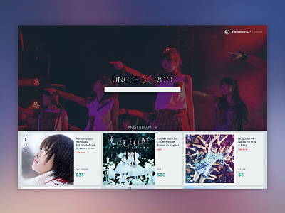 Uncle Roo : Top home idol top ux web web design