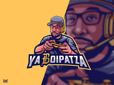 YABOIPATZA gaming logo branding character design esport illustration logo sport vector