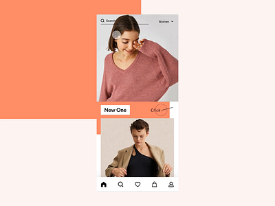 Ecommerce UI App app buy clothe color design man order shop shopping ui ux woman