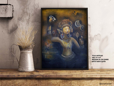 Canvas painting art art for sale art gallery artist artistic creativity hand drawn illustration indian painting jewelary oil on canvas oil painting old and antique ornaments painting statue stone carving texture