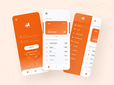 Pocket bank | Financial app app app design bank design finance minimal ui ui design ux