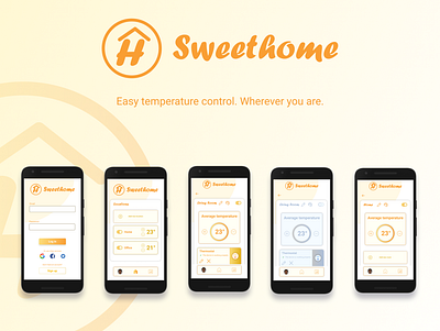 Sweethome app design mobile ui uidesign ux web