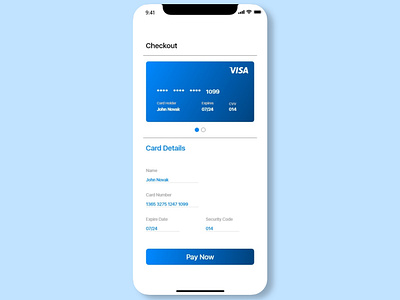 Checkout - credit card