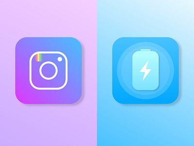 Instagram icon x Battery icon