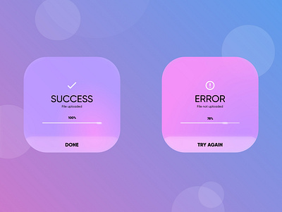 Flash Message cloud colors dailyui design download flash message free message messages progressbar ui upload