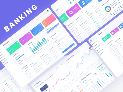 Banking App Dashboard With main file banking banking app dashboard financial uiux