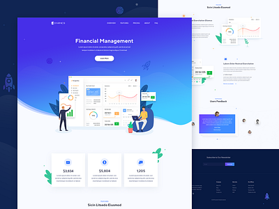 SAAS Landing page app blue creative dashboard app design illustration landing page portfolio saas app ui uiux ux website