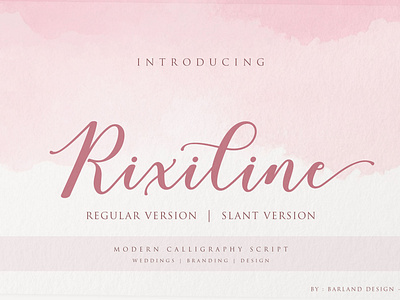 New Font Rixiline Script !!