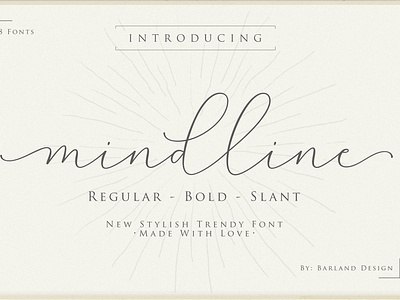 Font Mindline Script