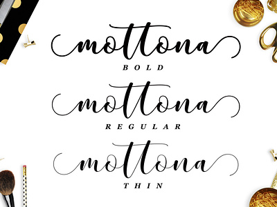 Mottona Script Font