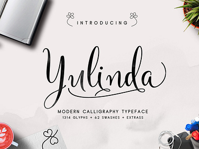 Font Yulinda Script